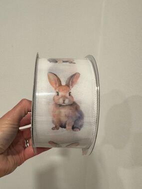 Martha Stewart Easter Bunny Decorative Ribbon Wired Edge 10 Yards NEW